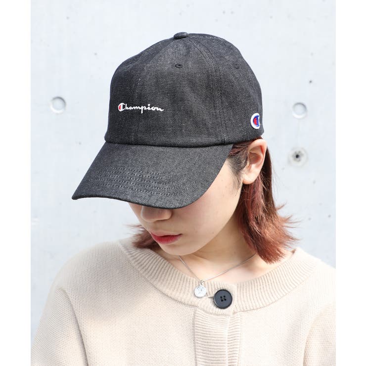 ブラック | 【Champion】デニムローキャップ 381-0136 | SETUP7【WOMEN】