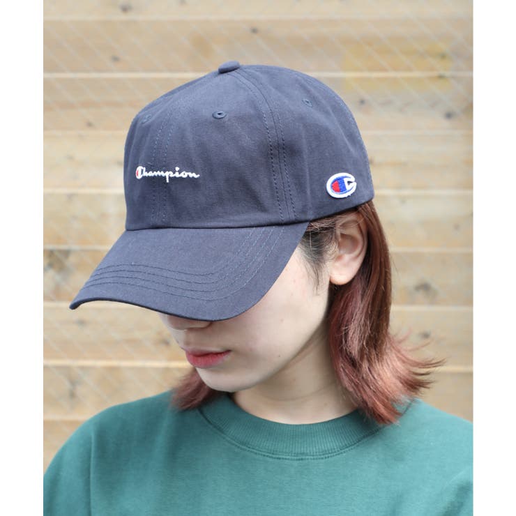 ネイビー】【Champion】コットンローキャップ 381-0047[品番