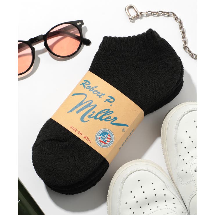 ブラック | 【Robert P. Miller】310C 靴下 | SETUP7【MEN】