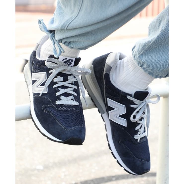 ネイビー】【NEW BALANCE】CM996 スニーカー[品番：TTMW0000120