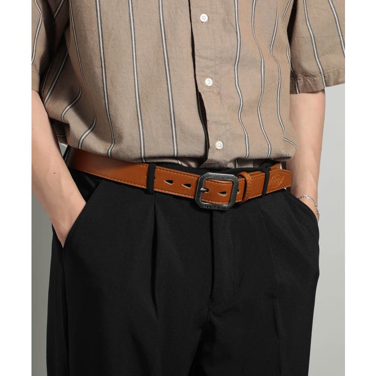 ブラウン | 【Dickies】レザーベルト DS0125C | SETUP7【MEN】