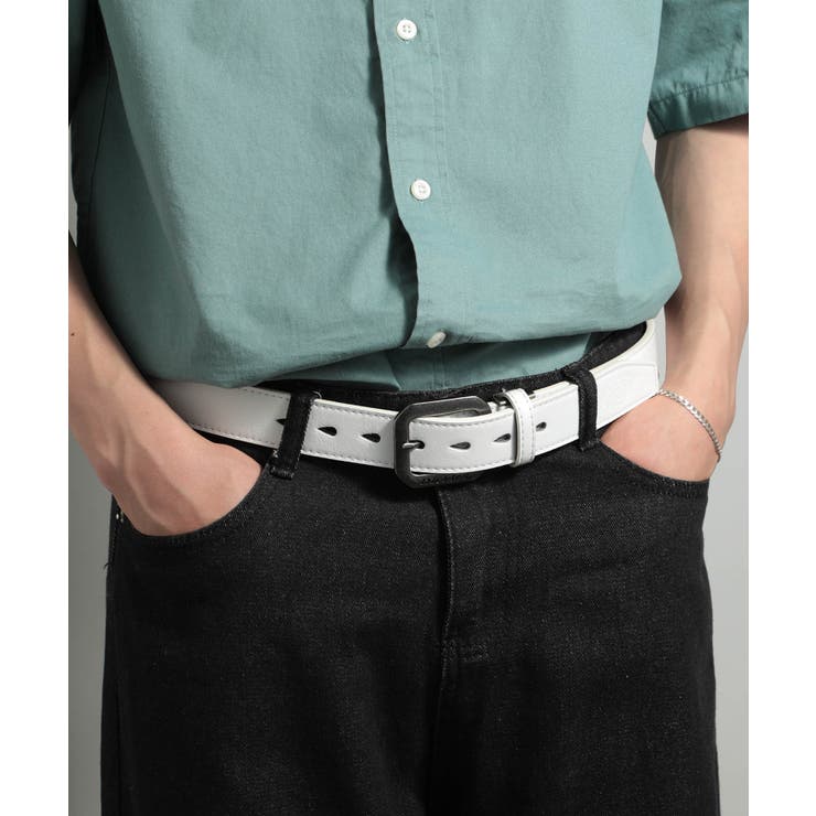 ホワイト | 【Dickies】レザーベルト DS0125C | SETUP7【MEN】