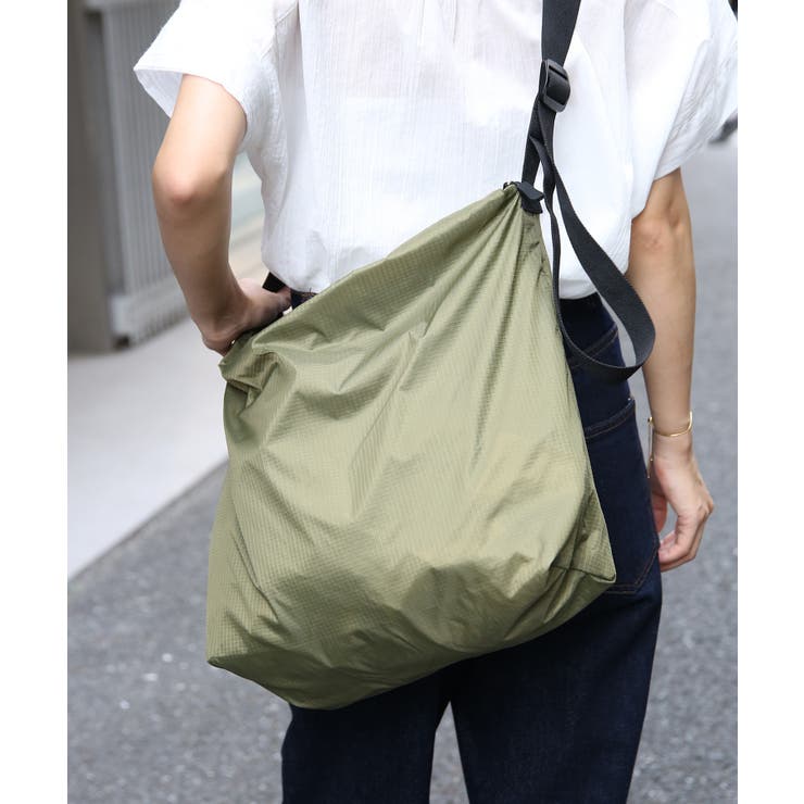 [定休日以外毎日出荷中] ライトナイロン リップストップ ショルダーバッグ[品番 バッグ