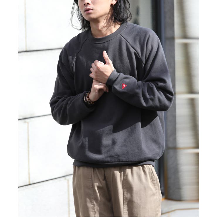 ブラック | 【Healthknit】クラシッククルーネックスウェット 54006 | SETUP7【MEN】