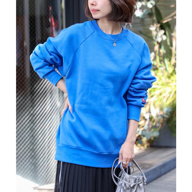 ブルー | 【Healthknit】クラシッククルーネックスウェット 54006 | SETUP7【MEN】