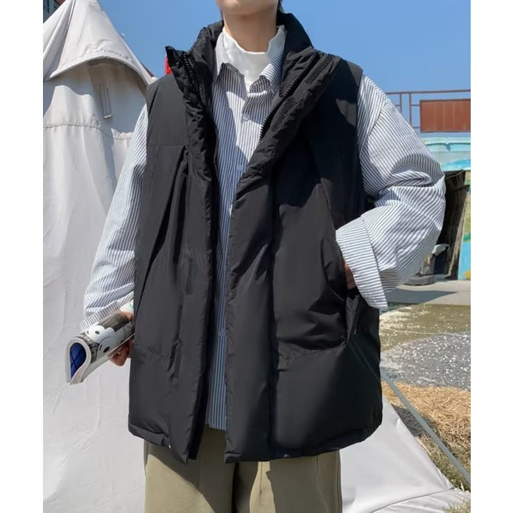 SETUP7】オーバーサイズ中綿ベストSCCH266[品番：TTMW0000945]｜SETUP7