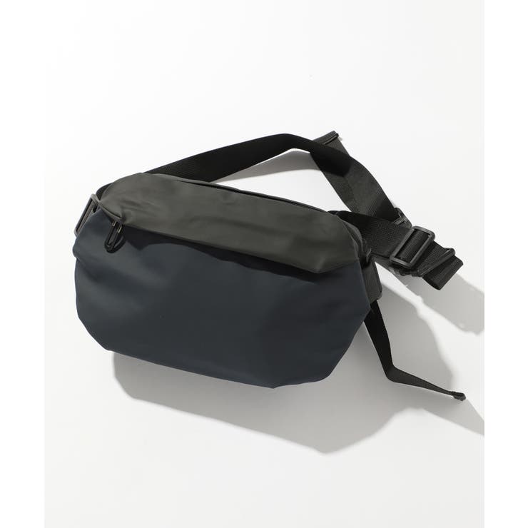 ネイビー | 【SETUP7】バイカラー配色ウエストバッグ ボディバッグ KNF037 | SETUP7【MEN】