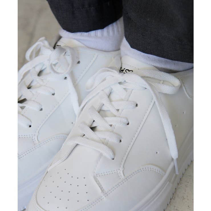 【SETUP7】フェイクレザー コートスニーカーシューズ KNF037 | SETUP7【MEN】 | 詳細画像3 