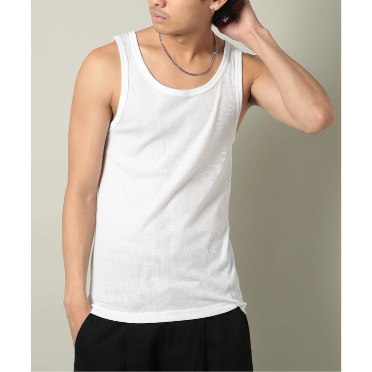 EC限定 パック入りフライスリブタンクトップ インナー | SETUP7【MEN】 | 詳細画像16 