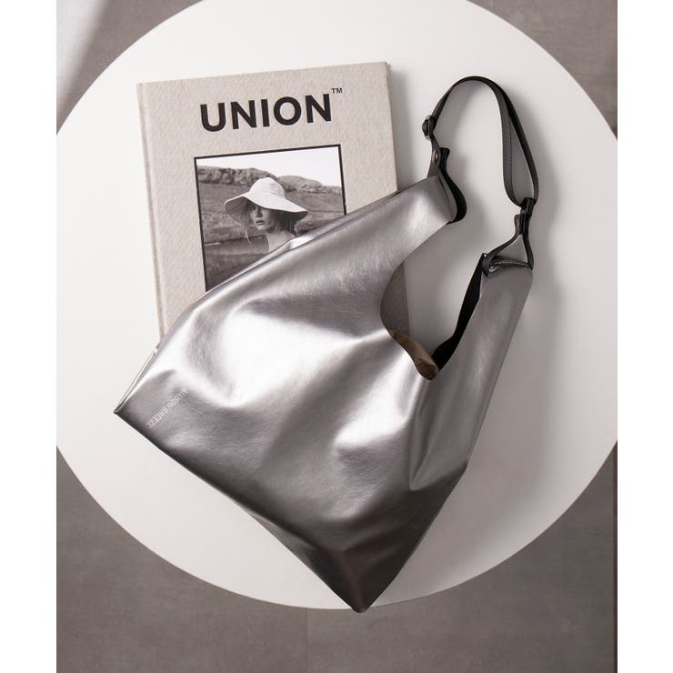 シルバー | 【SETUP7】3WAY PUショッピングトート Sサイズ ストラップ付 | SETUP7【WOMEN】