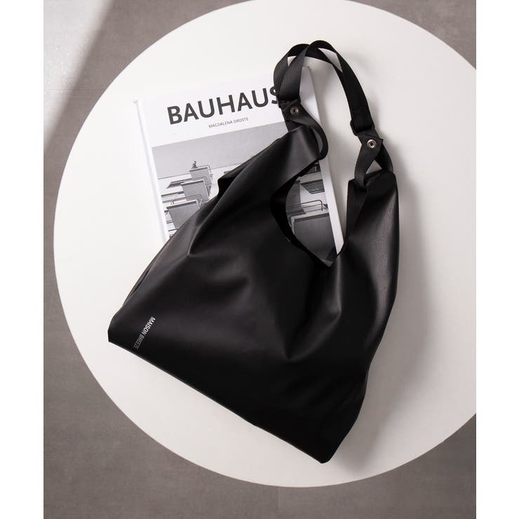 ブラック | 【SETUP7】3WAY PUショッピングトート Sサイズ ストラップ付 | SETUP7【WOMEN】