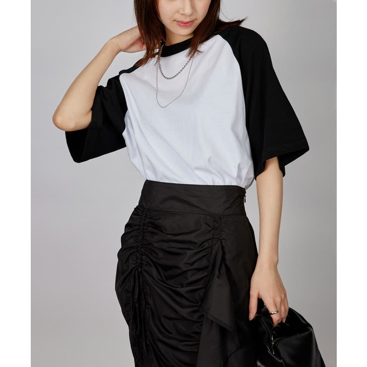 【United Athle】5.6オンス ラグランTシャツ 5041 | SETUP7【WOMEN】 | 詳細画像2 