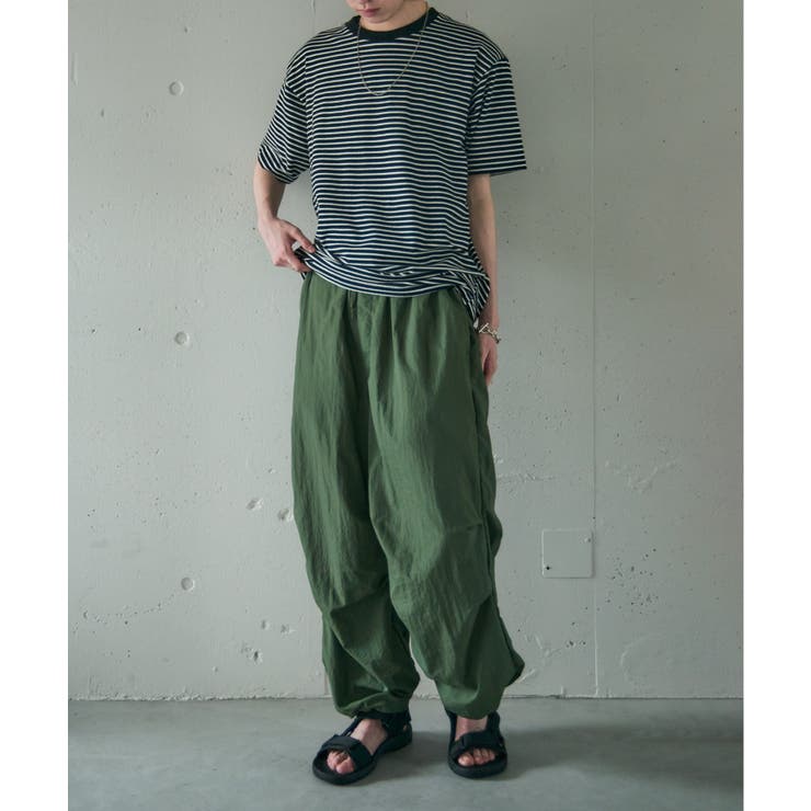 ナイロンワッシャー裏メッシュパラシュートパンツ 050110[品番