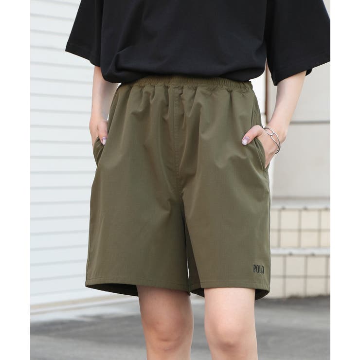 ハーフ・ショートパンツ LMC GLOBE LINEN SHORTS olive 0LM23SHP109OLV ショートパンツ ショーパン ハーフパンツ[品番：CLVW0000650