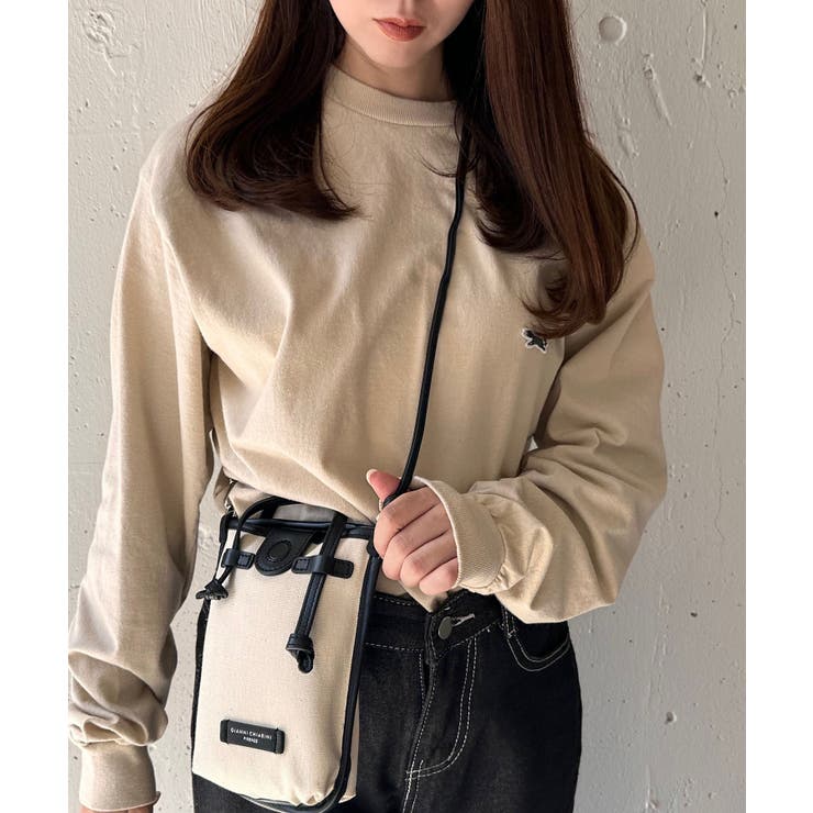 【THE FOX】 basic Crew ls tee キツネワッペンTシャツ | SETUP7【WOMEN】 | 詳細画像8 