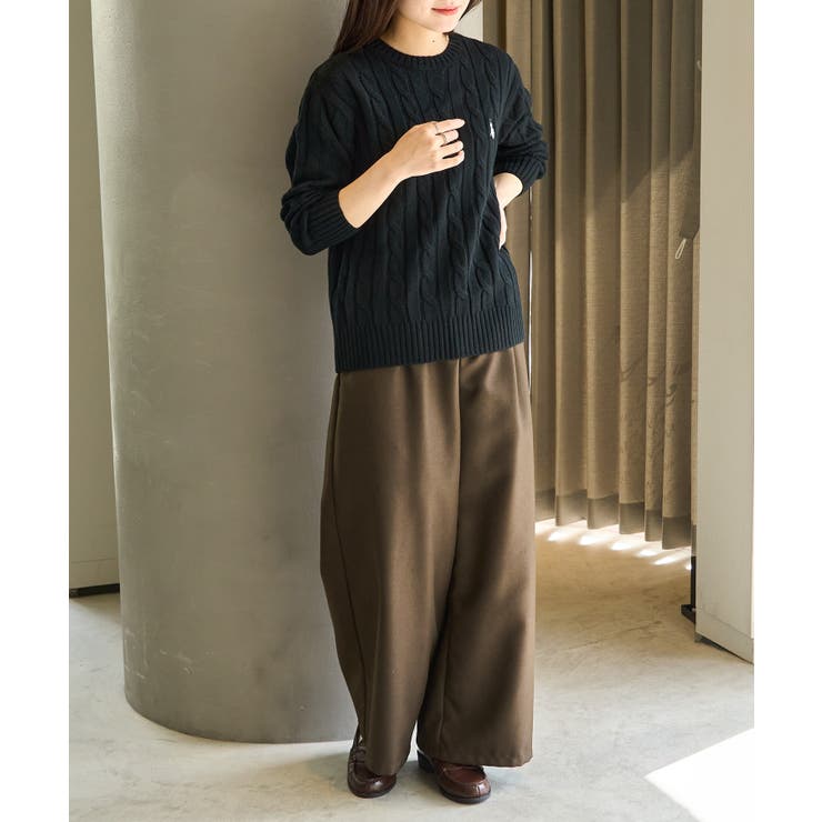 【U.S. POLO ASSN.】ロイヤルバルキーケーブルニット | SETUP7【WOMEN】 | 詳細画像32 