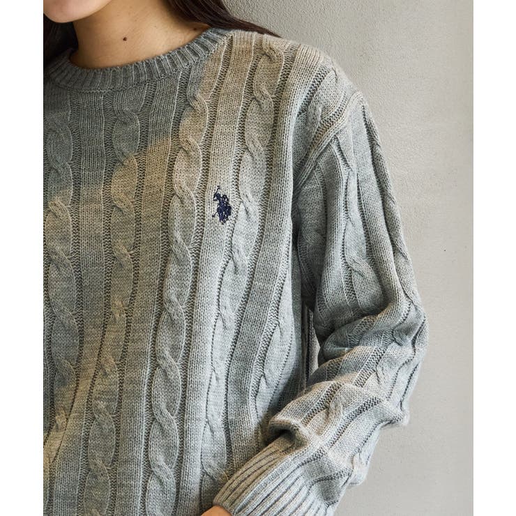 【U.S. POLO ASSN.】ロイヤルバルキーケーブルニット | SETUP7【WOMEN】 | 詳細画像34 