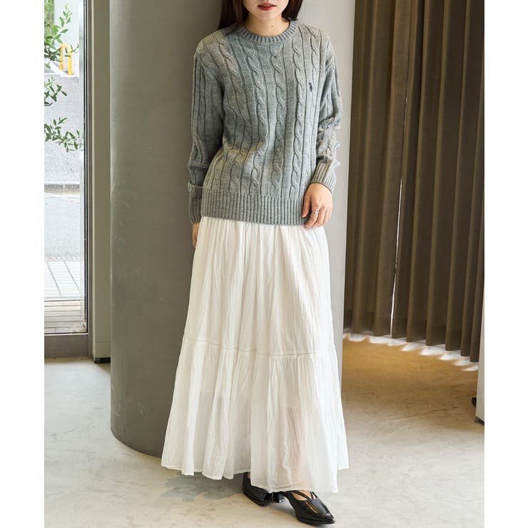 【U.S. POLO ASSN.】ロイヤルバルキーケーブルニット | SETUP7【WOMEN】 | 詳細画像40 