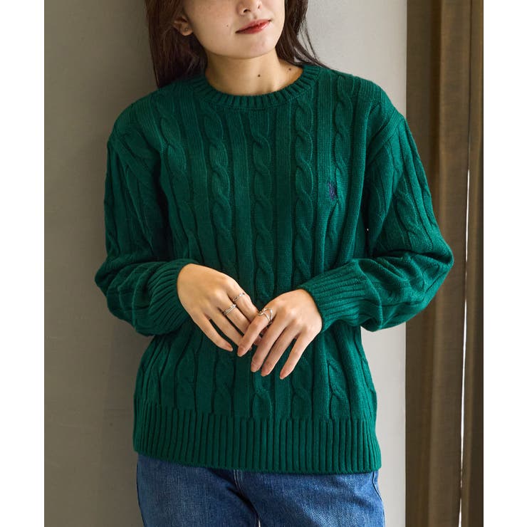 【U.S. POLO ASSN.】ロイヤルバルキーケーブルニット | SETUP7【WOMEN】 | 詳細画像50 