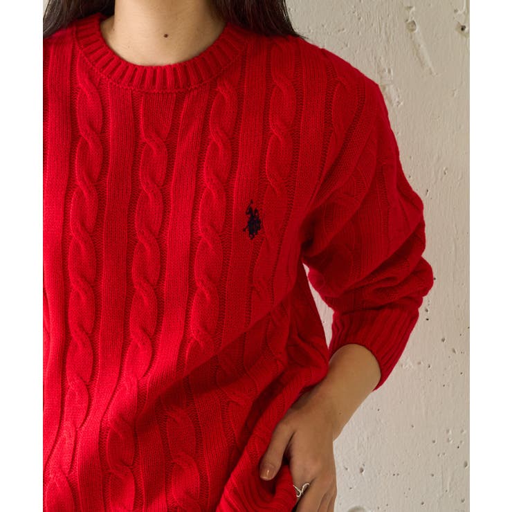 【U.S. POLO ASSN.】ロイヤルバルキーケーブルニット | SETUP7【WOMEN】 | 詳細画像54 