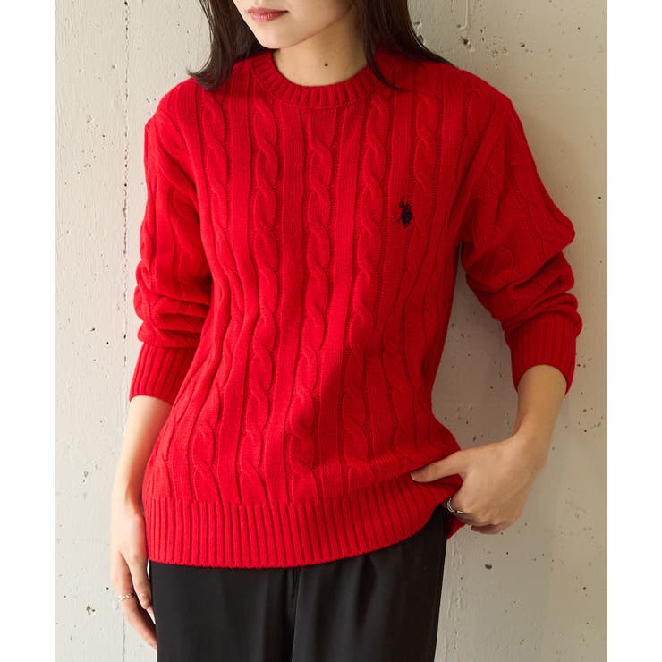 【U.S. POLO ASSN.】ロイヤルバルキーケーブルニット | SETUP7【WOMEN】 | 詳細画像56 