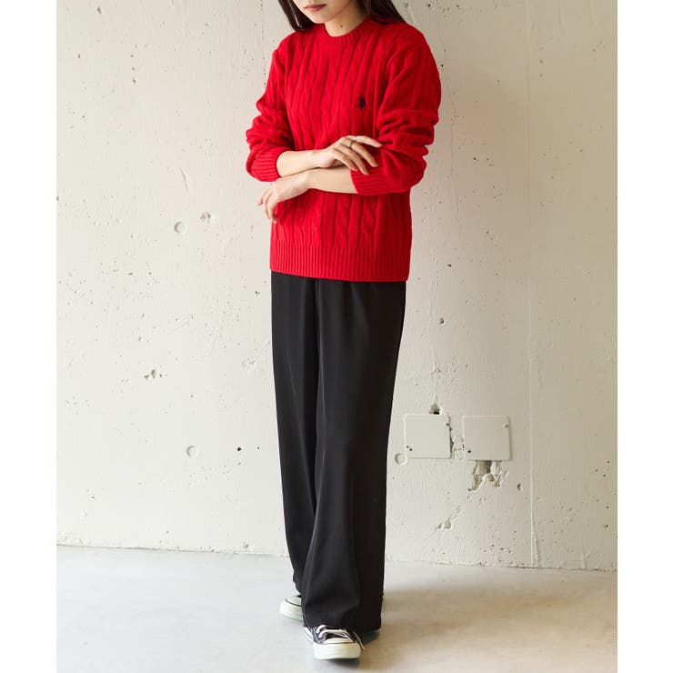 【U.S. POLO ASSN.】ロイヤルバルキーケーブルニット | SETUP7【WOMEN】 | 詳細画像60 