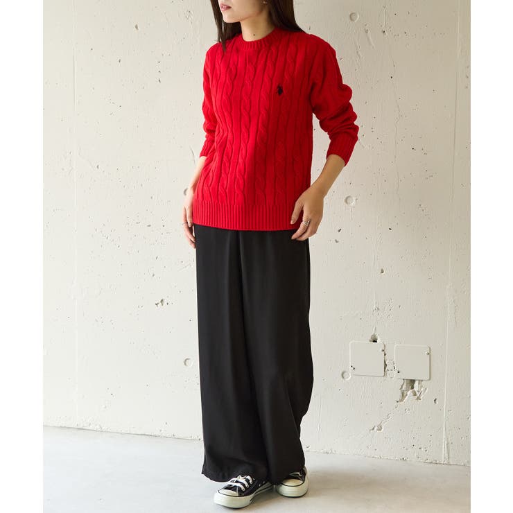 【U.S. POLO ASSN.】ロイヤルバルキーケーブルニット | SETUP7【WOMEN】 | 詳細画像61 