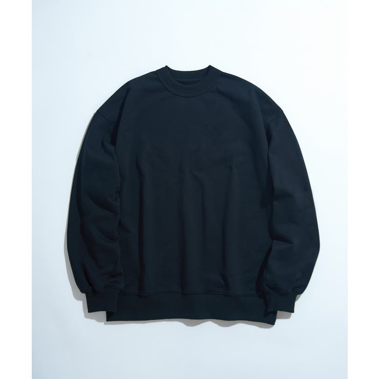ブラック | 【MAISON CLUB】12OZ 裏毛 CREWNECK SWEATER | SETUP7【MEN】