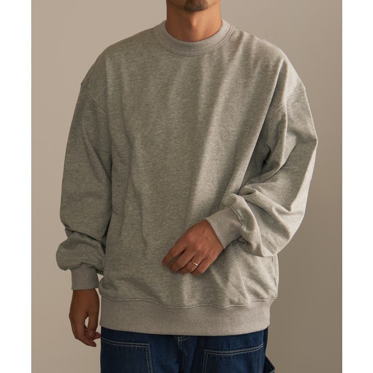 グレー | 【MAISON CLUB】12OZ 裏毛 CREWNECK SWEATER | SETUP7【MEN】