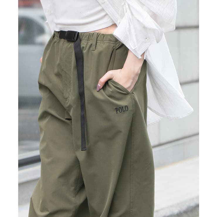 オリーブ | POLO semiwide pants | SETUP7【WOMEN】