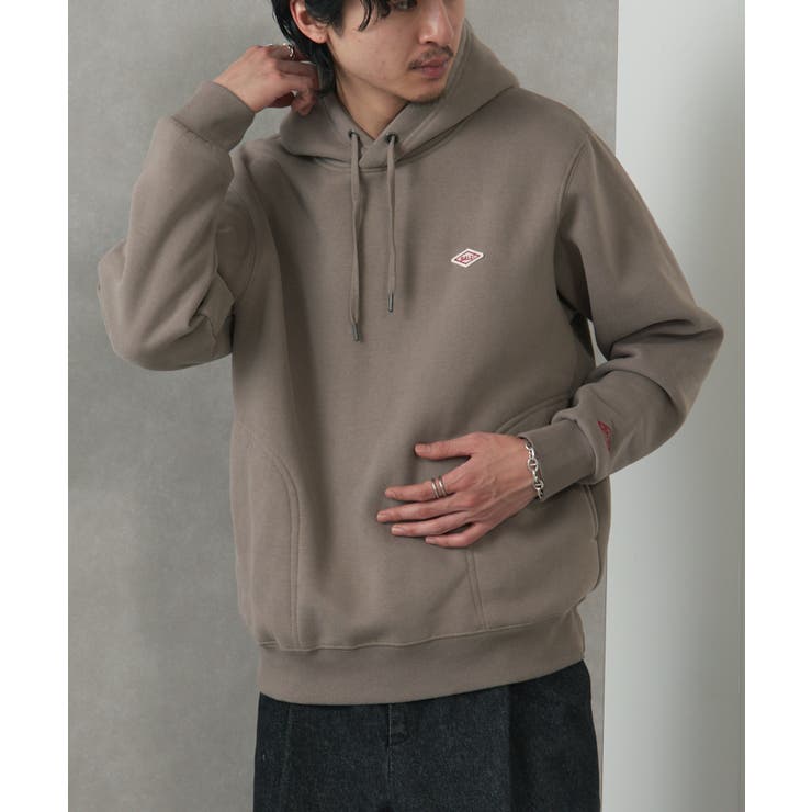 モカ | 【BALL】T/C裏起毛 ワッペン付きプルパーカー 64536 | SETUP7【MEN】