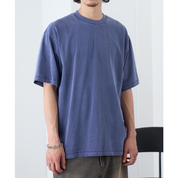 ネイビー | 【LIFEMAX】6.5オンスピグメントダイ 半袖 Tシャツ MS1170 | SETUP7【WOMEN】