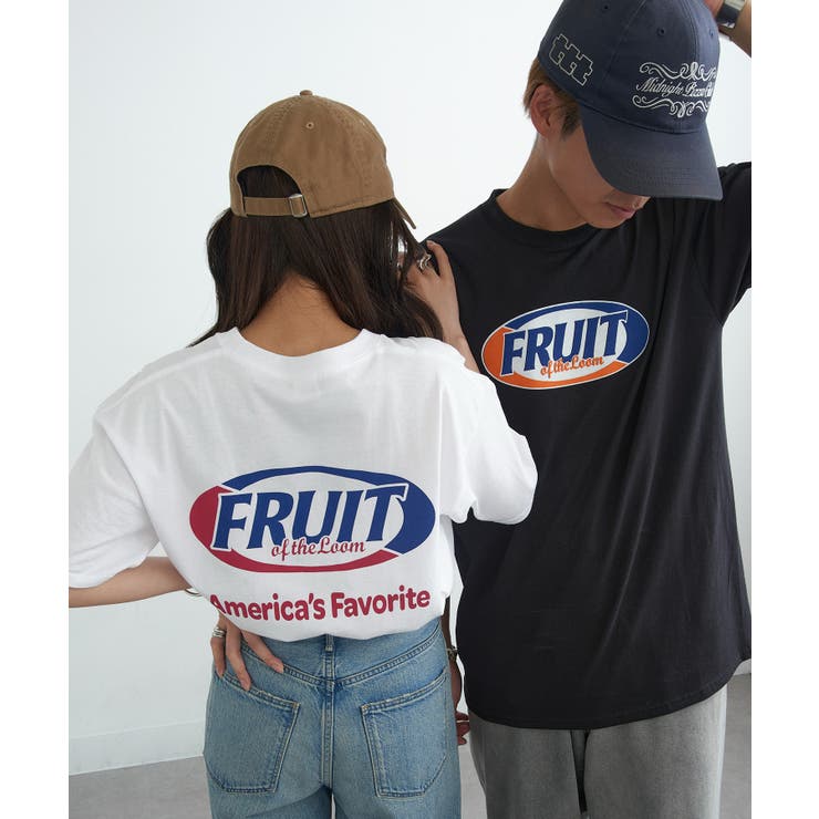ホワイト | 【FRUIT OF THE LOOM】FTL Print T-shirt | SETUP7【WOMEN】
