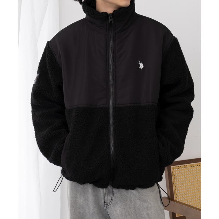 ワンポイントロゴ ポニー刺繍 ボアジャケット | SETUP7【MEN】 | 詳細画像17 