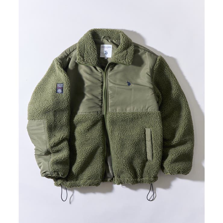 ワンポイントロゴ ポニー刺繍 ボアジャケット | SETUP7【MEN】 | 詳細画像20 