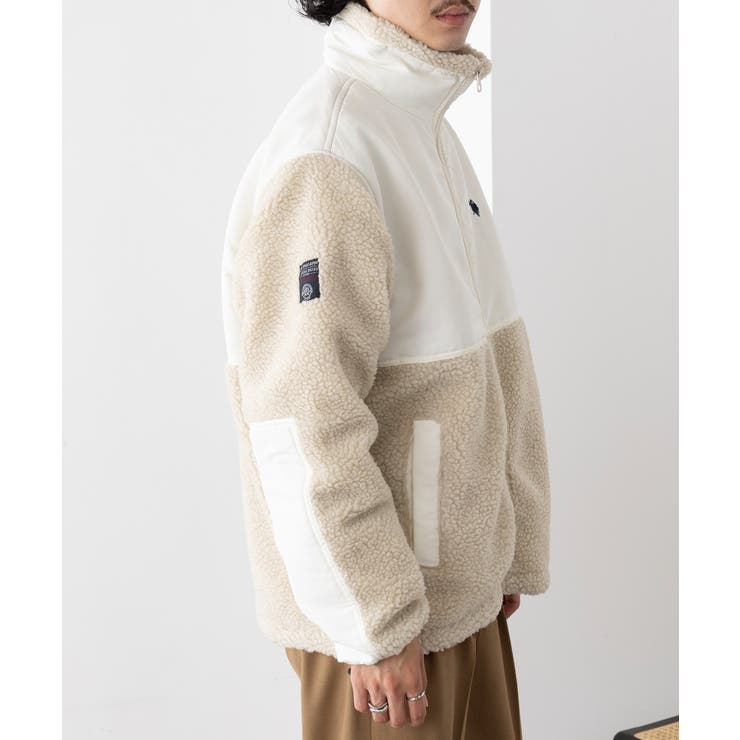 ワンポイントロゴ ポニー刺繍 ボアジャケット | SETUP7【MEN】 | 詳細画像3 