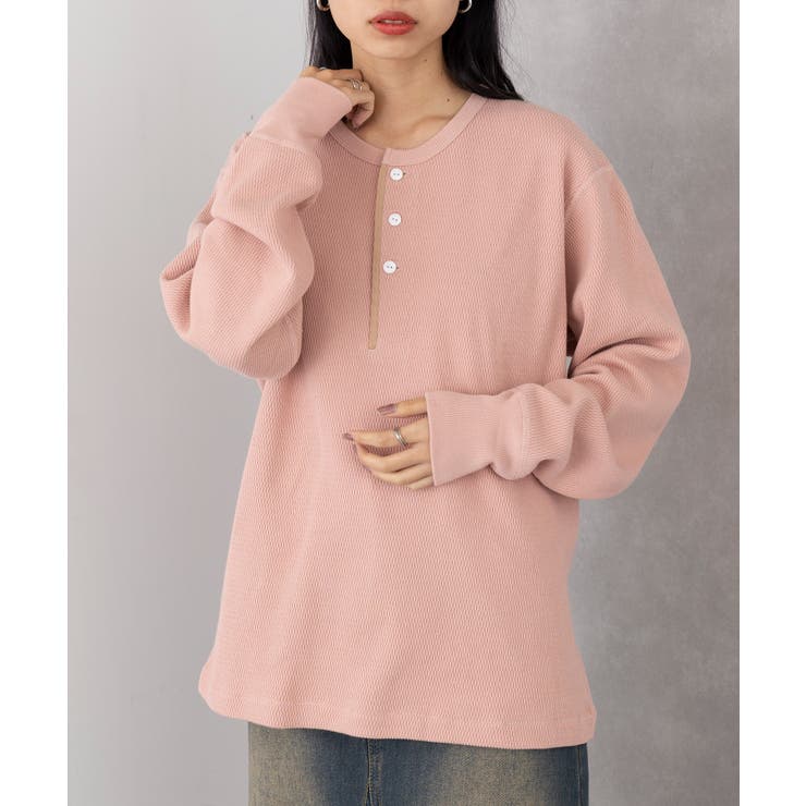 ピンク | 【Healthknit】Tharmal King Raschel | SETUP7【MEN】