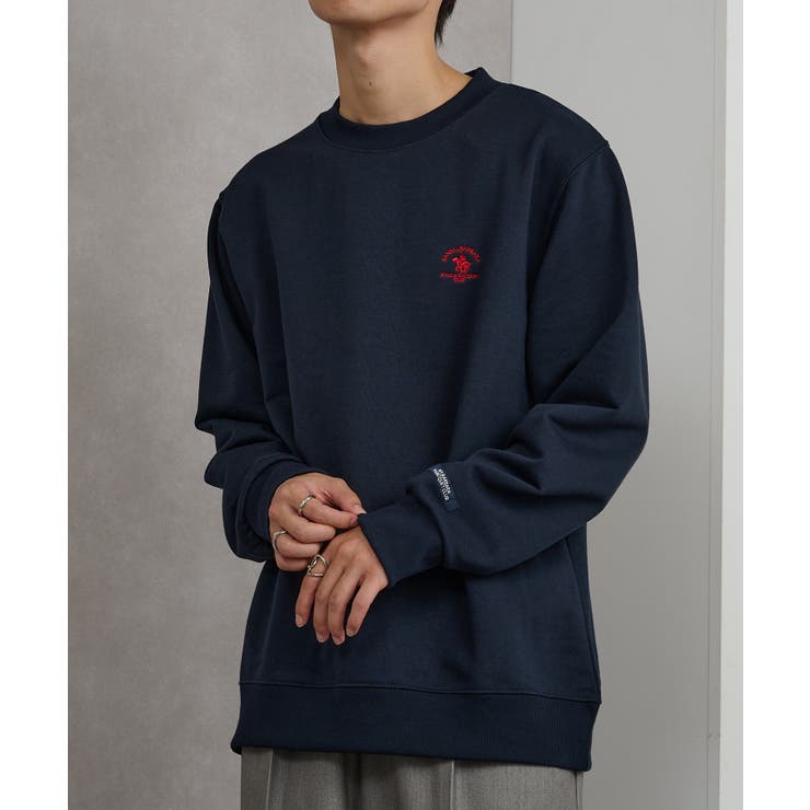 【SANTA BARBARA】T/C裏毛 ワッペントレーナー | SETUP7【MEN】 | 詳細画像3 