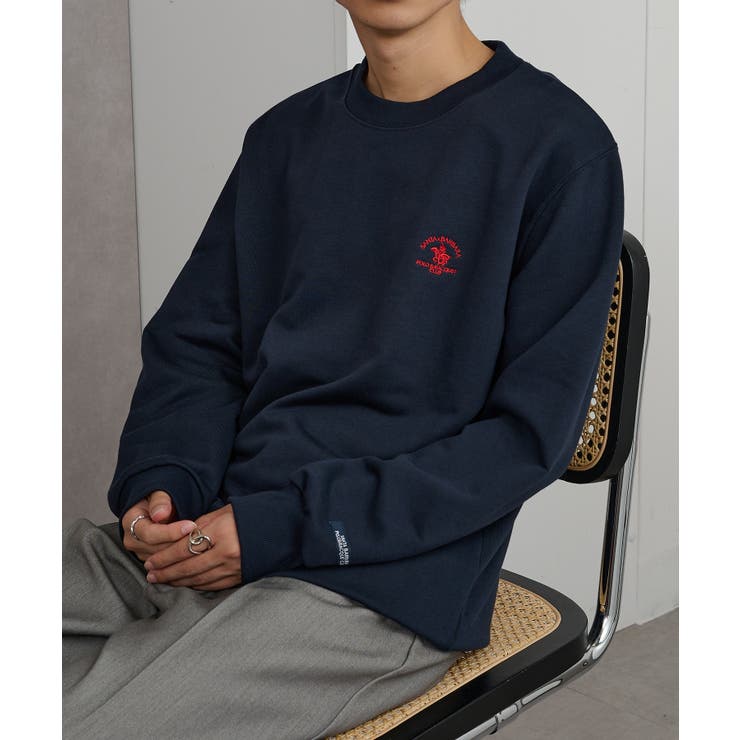 【SANTA BARBARA】T/C裏毛 ワッペントレーナー | SETUP7【MEN】 | 詳細画像4 