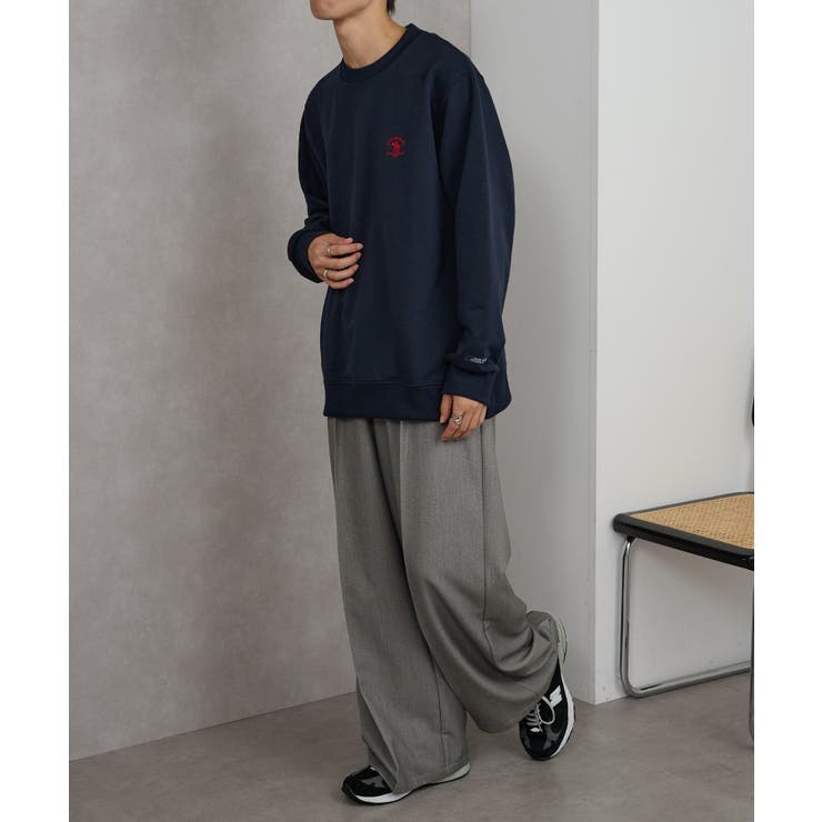 【SANTA BARBARA】T/C裏毛 ワッペントレーナー | SETUP7【MEN】 | 詳細画像8 