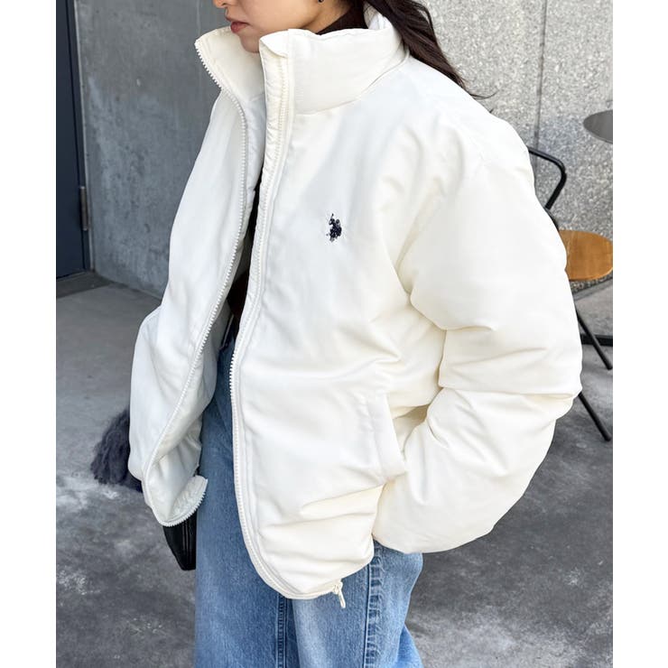 美品 アルベロベロ コットンジャケット 総柄 ぶたさん ホワイト アルベロベロ(Alberobello) 2025 Spring Collection ぶたさん刺繍入り