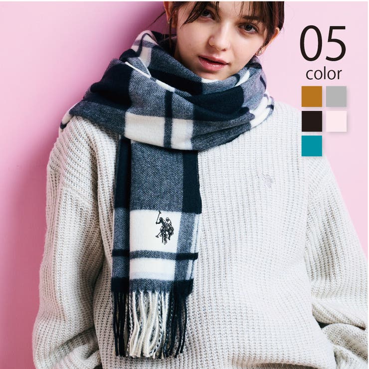 【U.S. POLO ASSN.】カシミヤタッチ チェック | SETUP7【WOMEN】 | 詳細画像1 