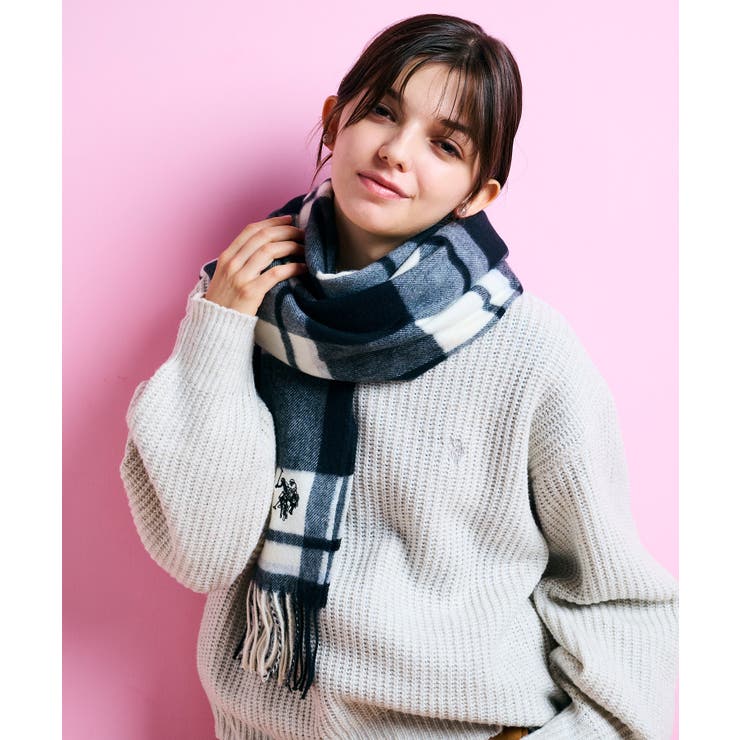 【U.S. POLO ASSN.】カシミヤタッチ チェック | SETUP7【WOMEN】 | 詳細画像3 