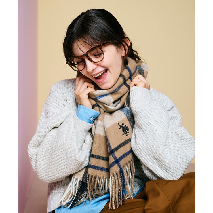 【U.S. POLO ASSN.】カシミヤタッチ チェック | SETUP7【WOMEN】 | 詳細画像5 
