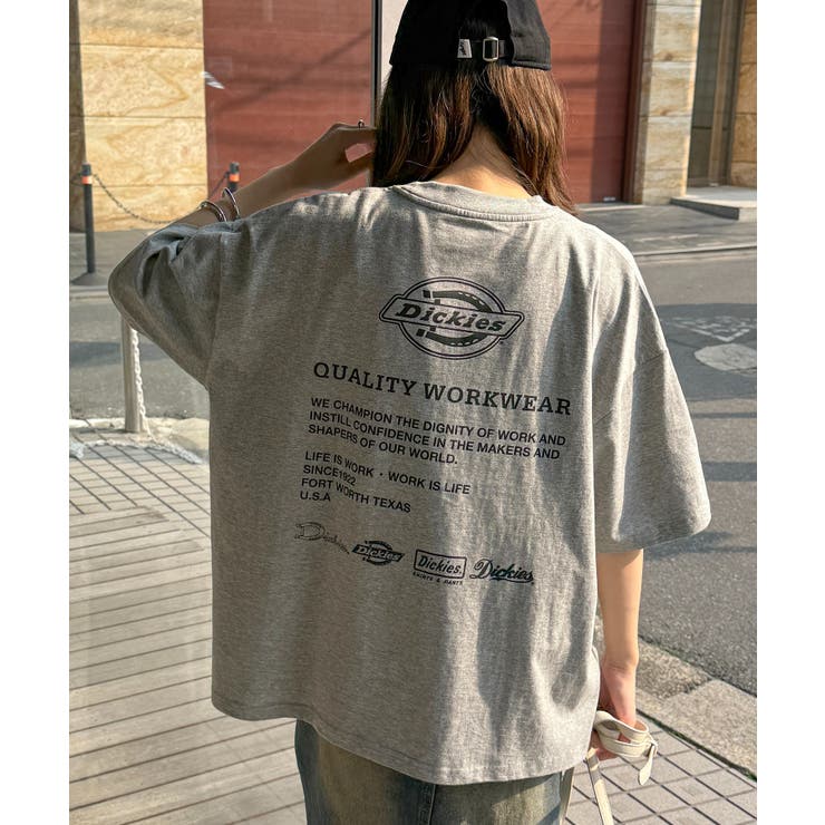Dickies】バックプリントTシャツ 5222-TTMDK3[品番：TTMW0002471