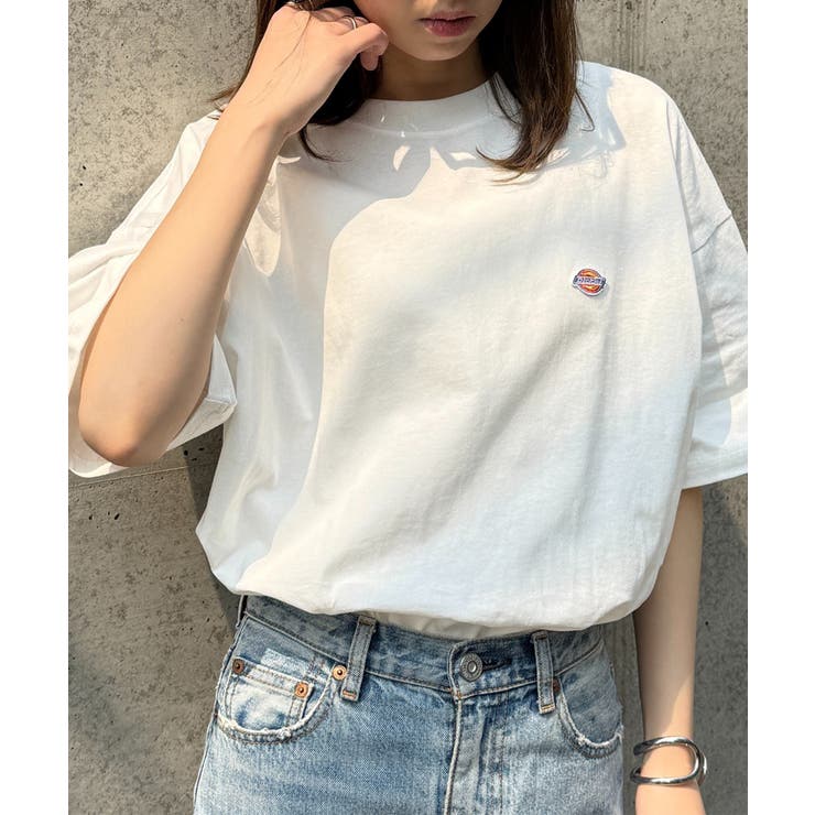 【Dickies】刺繍ワッペンTシャツ 5222-TTMDK2 | SETUP7【WOMEN】 | 詳細画像2 