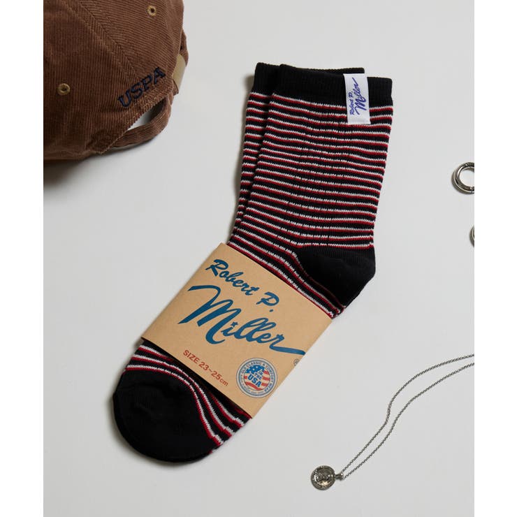 ブラック系その他2 | 【Robert P Miller】1Pクルーソックス | SETUP7【MEN】