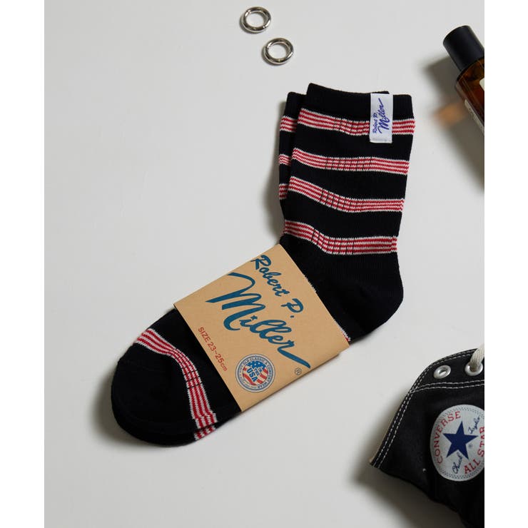 ネイビー系1 | 【Robert P Miller】1Pクルーソックス | SETUP7【MEN】