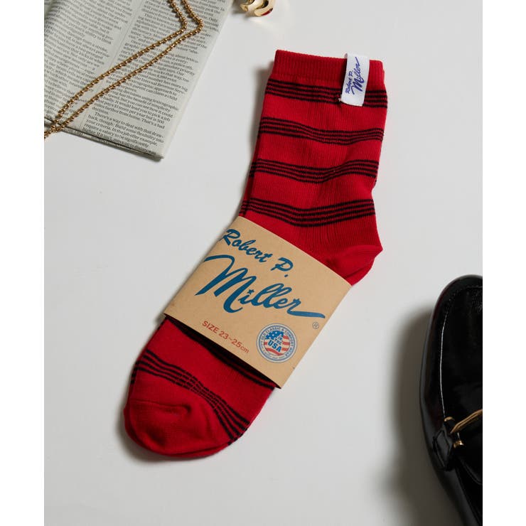 レッド系その他 | 【Robert P Miller】1Pクルーソックス | SETUP7【MEN】