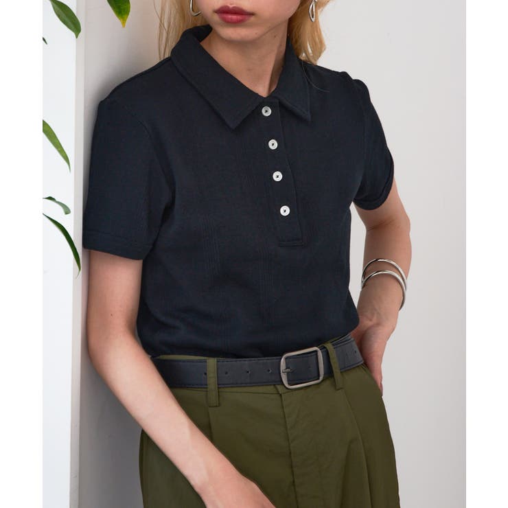 ブラック | Prib Polo shirts | SETUP7【WOMEN】